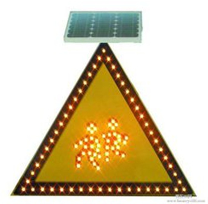 Solar energy safety signboard